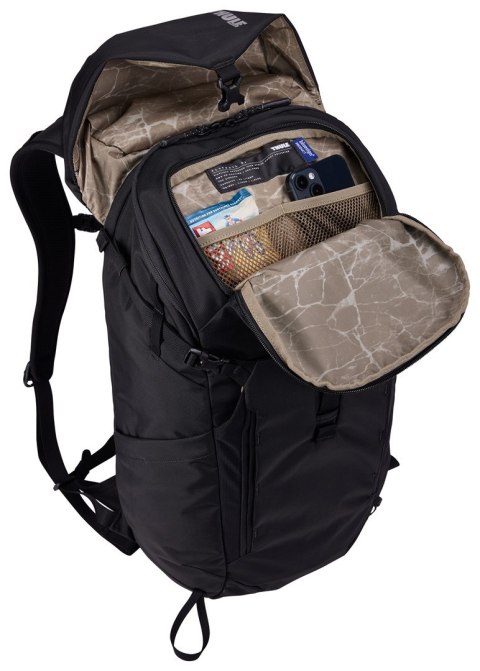 Thule Alltrail TADP225 Black plecak Plecak podróżny Czarny Poliester