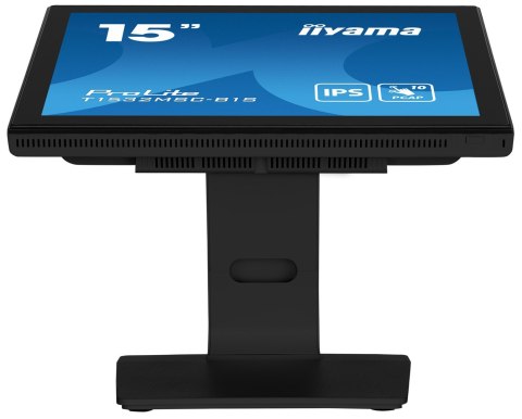 Iiyama ProLite T1532MSC-B1S monitor komputerowy 38,1 cm (15") 1024 x 768 px XGA LCD Ekran dotykowy Czarny