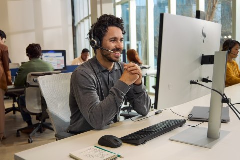 Słuchawki przewodowe HP Poly Mission 615 Monaural USB Wired Headset