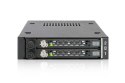 We-Ra. IcyDock z miejscem na 2 dyski: 2x6,3cm SATAI-III/SAS HDD&SSD w kolorze, 1x3,5" Metal
