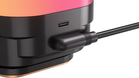 Corsair iCUE LINK TITAN 360 RX LCD Procesor Chłodnica powietrza 12 cm Czarny 1 szt.