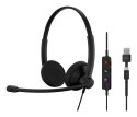 Słuchawki nauszne przewodowe EPOS IMPACT 100 MS Stereo USB-C + USB-A