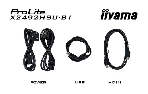 Iiyama ProLite 24-calowy panel IPS Full HD z wąskimi ramkami z każdej strony i klasą energetyczną B