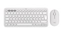 Logitech 920-012204 klawiatura Dołączona myszka Uniwersalne RF Wireless + Bluetooth QWERTZ Niemiecki Biały