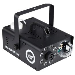 LIGHT4ME FOG 600W LED BALL - Wytwornica dymu/mgły efekt podświetlenia dymu/kula dyskotekowa, pilot bezprzewodowy