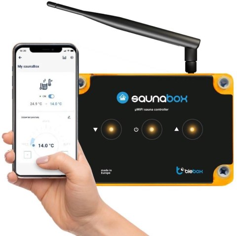 BLEBOX saunaBox Pro - Sterownik do sauny WiFi 42387