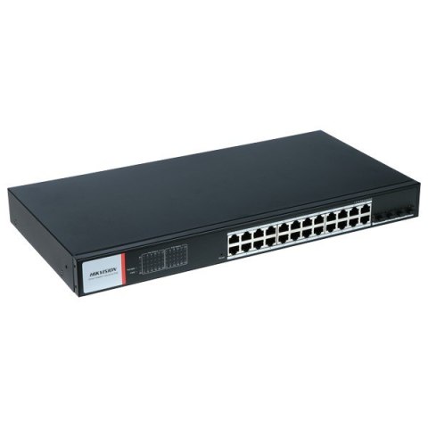 Hikvision DS-3T1528HP-SI-24P4F przełącznik sieciowy Zarządzany Gigabit Ethernet (10/100/1000) Obsługa PoE Czarny