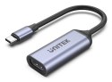 UNITEK V1416B adapter kablowy 0,15 m USB Type-C HDMI Szary
