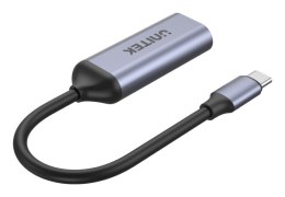 UNITEK V1416B adapter kablowy 0,15 m USB Type-C HDMI Szary