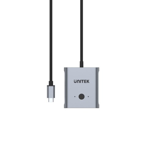 Unitek dwukierunkowy przełącznik sygnału USB-C, 2 in 1 out 4K