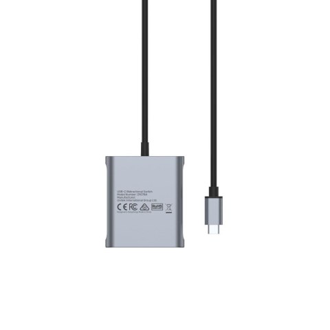 Unitek dwukierunkowy przełącznik sygnału USB-C, 2 in 1 out 4K