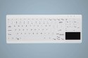 Active Key AK-C7412 klawiatura Przemysłowy USB British English Biały