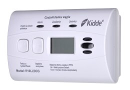 Czujnik tlenku węgla i czadu LCD K10LLDCO Kidde