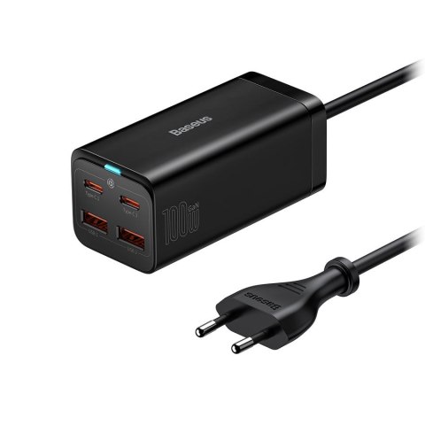 ŁADOWARKA SIECIOWA Baseus GaN 3 Pro Desktop Charger CCGP000101 100W 2x USB-A 2x USB-C PD 3.0 QC 4.0+