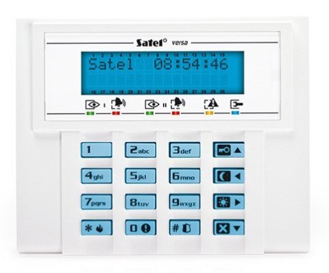 Satel VERSA-LCD-BL system ochrony dostępu Biały