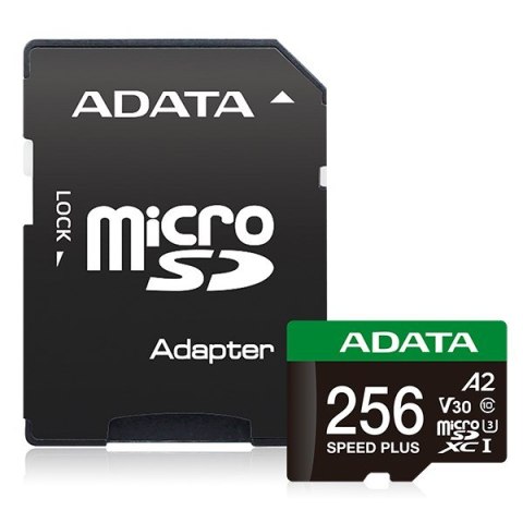 ADATA Speed Plus MicroSDXC 256 GB Class 3 UHS-I/U3 A2 V30