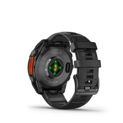 Zegarek sportowy Garmin Fenix 8 AMOLED 47mm Slate Gray/Czarny