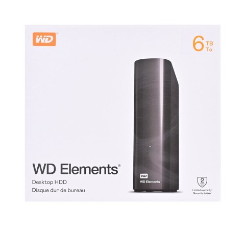 Dysk zewnętrzny HDD WD Elements Desktop 6TB 3.5 Black