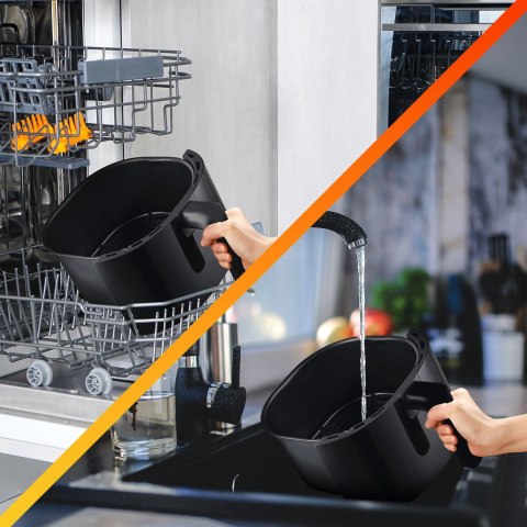 Extralink HOME AIR FRYER 5.2L EU SJ-520 frytkownica Pojedyńczy 5,2 l Frytkownica na gorące powietrze Czarny