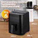 Extralink HOME AIR FRYER 5.2L EU SJ-520 frytkownica Pojedyńczy 5,2 l Frytkownica na gorące powietrze Czarny
