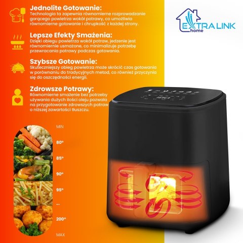 Extralink Home Sj-520 5L | Frytkownica | 5L
