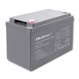 Qoltec Akumulator AGM | 12V | 100Ah | max 1200A | 28.1kg