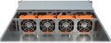 Inter-Tech IPC 2U-2408 Rack Czarny, Stal nierdzewna