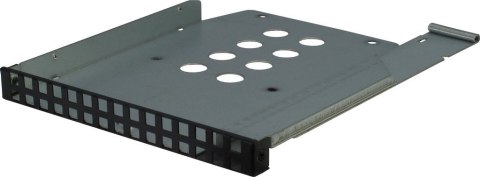 Inter-Tech IPC 2U-2408 Rack Czarny, Stal nierdzewna
