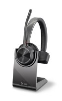 POLY Zestaw słuchawkowy Voyager 4310-M z certyfikatem Microsoft Teams USB-C + adapter BT700 + stacja ładująca