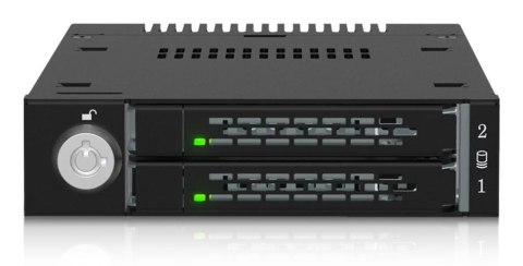 IcyDock M.2 PCIe NVMe SSD Mobilny stojak do zewnętrznych 3.5 4i 2x