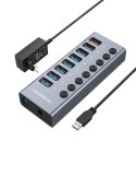 GRAUGEAR G-HUB71-A huby i koncentratory USB 3.2 Gen 1 (3.1 Gen 1) Type-A 5000 Mbit/s