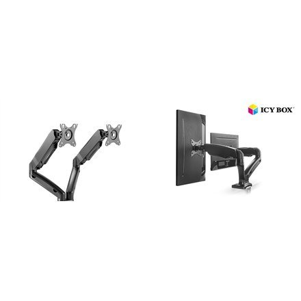 ICY BOX IB-MS304-T 68,6 cm (27") Biurko Czarny