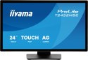 Iiyama ProLite T2452MSC-B2AG monitor komputerowy 61 cm (24") 1920 x 1080 px Full HD LED Ekran dotykowy Czarny