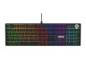 Klawiatura MSI FORGE GK320 RED Gaming USB QWERTY Angielski Czarny