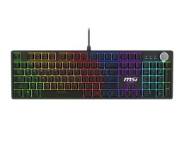 Klawiatura MSI FORGE GK320 RED Gaming USB QWERTY Angielski Czarny