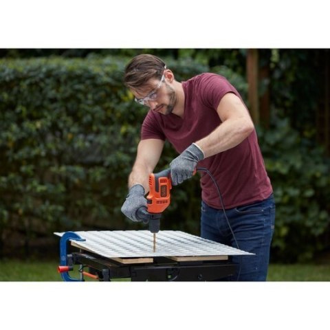 Black & Decker BEH200K-QS wiertło 2900 RPM Zamek centralny 1,67 kg Czarny, Pomarańczowy