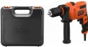 Black & Decker BEH200K-QS wiertło 2900 RPM Zamek centralny 1,67 kg Czarny, Pomarańczowy