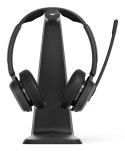 Zestaw słuchawkowy Bluetooth ANC z ładowarką EPOS IMPACT 1061T, z hybrydową aktywną redukcją szumów (ANC), kompatybilny z MS Tea