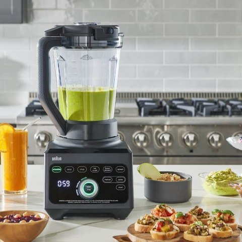 Braun JB 9040, Blender stołowy, Funkcja pulsacyjna, Kruszenie lodu, 1 m, 1600 W