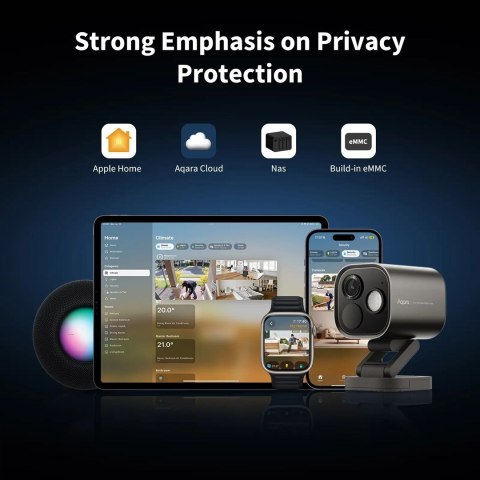 Aqara Camera Hub G5 Pro Wi-Fi Biała | Kamera IP | 1520p, Zigbee, CH-C07DW