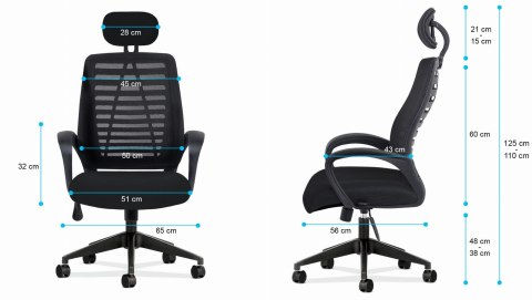Fotel biurowy MA-Manager 2.1 Black