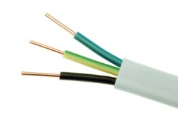 Przewód elektryczny drut płaski ELEKTROKABEL 30197K YDYp 450/750V 3x2,5mm2 100m