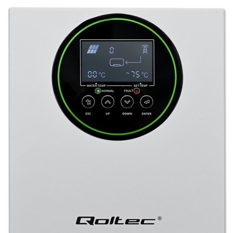 Qoltec Inwerter Przetwornica solarna do grzania wody ECO Solar Boost MPPT BYPASS LCD 3kW/4kW Wi-fi