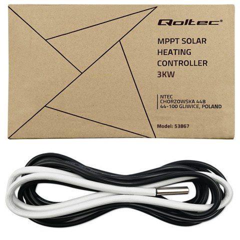 Qoltec Inwerter Przetwornica solarna do grzania wody ECO Solar Boost MPPT BYPASS LCD 3kW/4kW Wi-fi