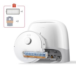 Roborock Qrevo Curv 2 FlowX Saug-/Wischroboter Wischsystem Absaugstation weiß