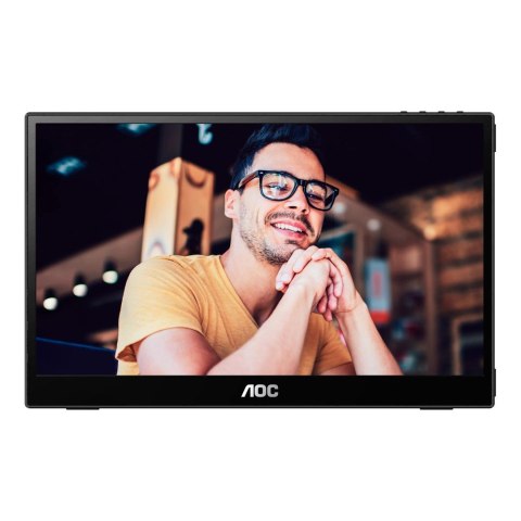 AOC 16T3EA przenośny telewizor / monitor Czarny 39,6 cm (15.6") 1920 x 1080 px