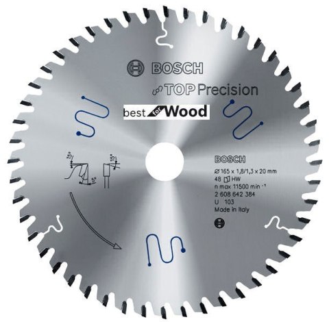 Bosch 2 608 642 384 ostrze do piły tarczowej 1 szt.