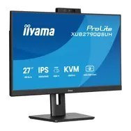 Monitor iiyama XUB2790QSUH-B2 27" IPS-panel 2560x1440 100Hz Windows Hello Kamera 5MP Auto Focus 15cm regulacja wysokości stojaka