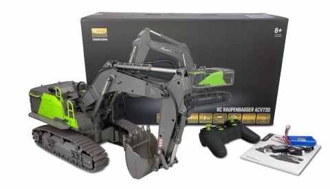 Amewi RC Koparka Gąsienicowa ACV730 V3 Szara Li-Ion 1200mAh