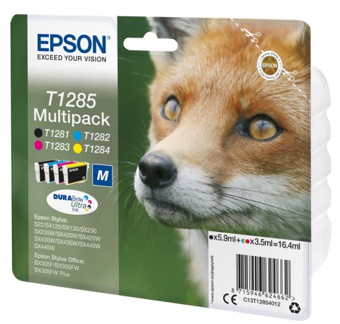 Epson Fox Multipack 4-kolorowy T1285 DURABrite Ultra Ink